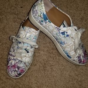 Leather Calvin Klein Floral Sneakers